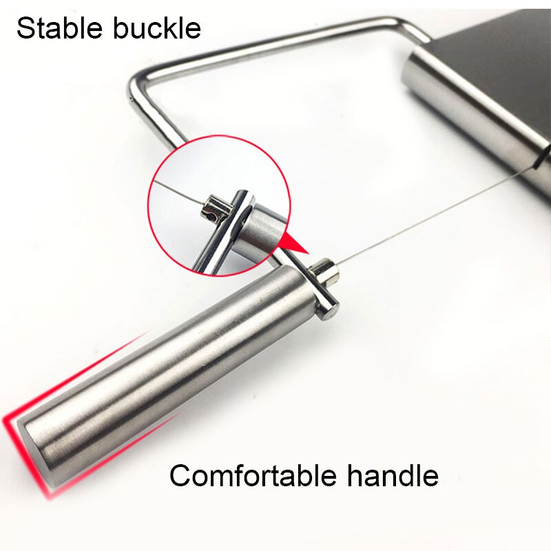 Nyost skjærer rustfri ståltråd kjøkken ost mat skjærer ost skjære serveringsbrett xsd 88