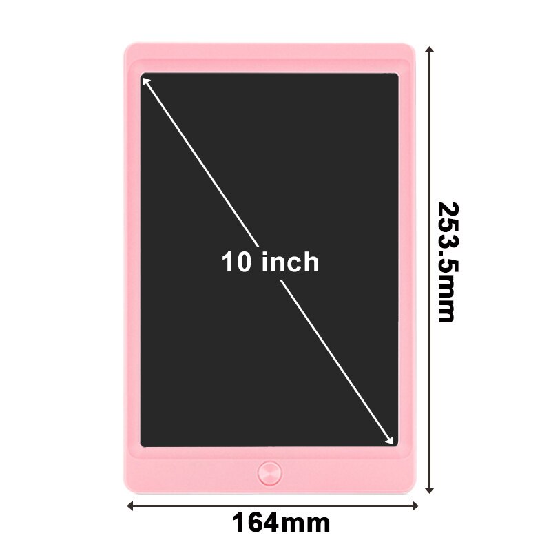 Owltree Smart 10" LCD Writing Tablet eWriter Digital Drawing Writing Handwriting Pad Electronic Graphic Tablets Message Board: 10 inch Pink