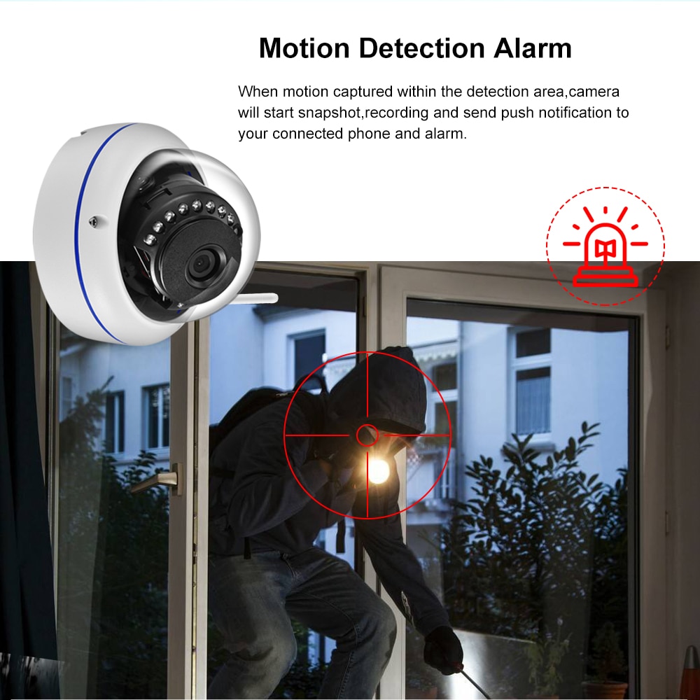Gadinan iCSee APP 5MP FishEye Panorama Sicherheit 2MP 1080P HD 1,7mm Objektiv Weitwinkel CCTV Netzwerk Kuppel wifi Kamera P2P Xmeye VMS