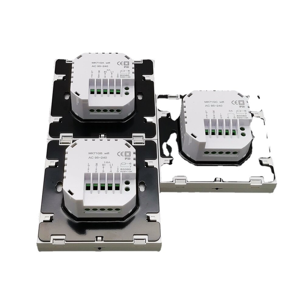 Mk71 95-240v smart wifi termostat vand/el gulvvarme vand/gas kedel temperaturregulator fungerer med tuya