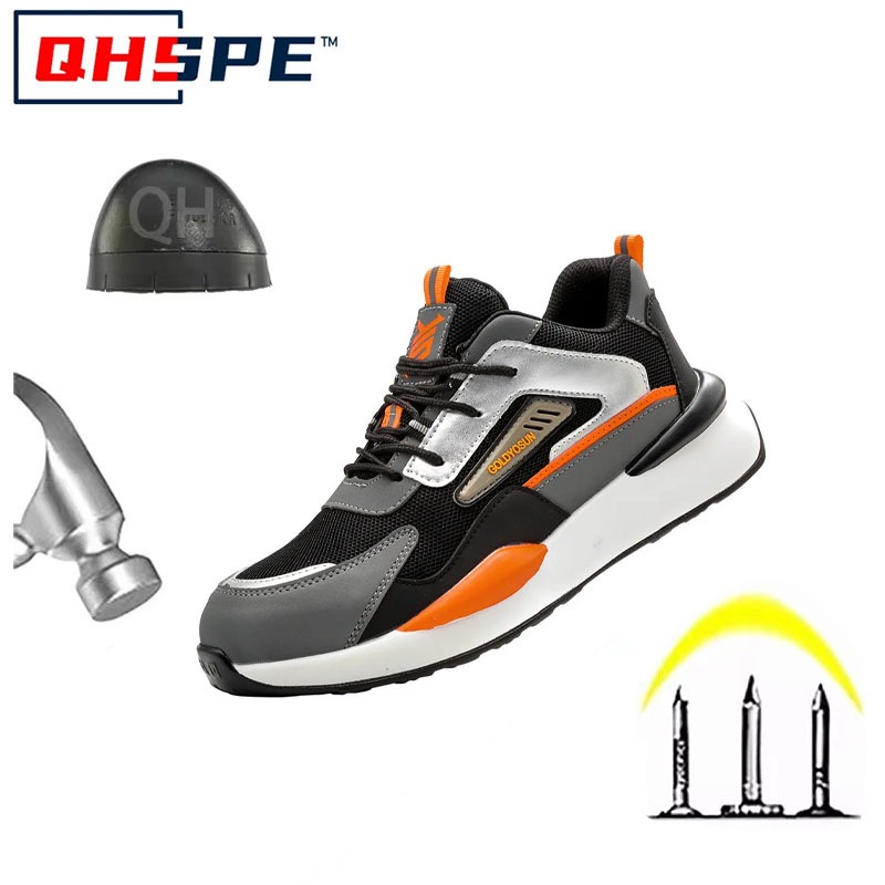 Veiligheidsschoenen Heren Dames Stalen Neus Werk Sneaker Trainers Lichtgewicht Ademende Industriële Veiligheid Werkschoenen,Orange-38EU Veiligheidsschoenen Heren Dames Stalen Neus Werk Sneaker Trainers Lichtgewicht Ademende Industriële Veiligheid Werkschoenen,Orange-38EU
