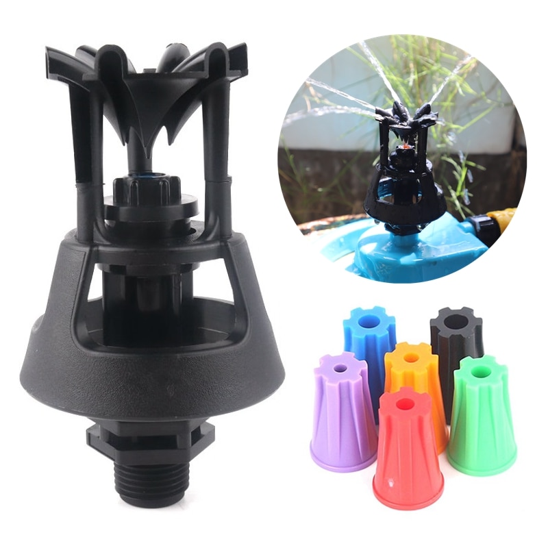 2 ~ 20 pièces durables arroseurs d'irrigation ferme verger oscillant buse rotative jardin pelouse paysage oscillant pulvérisateurs d'arrosage