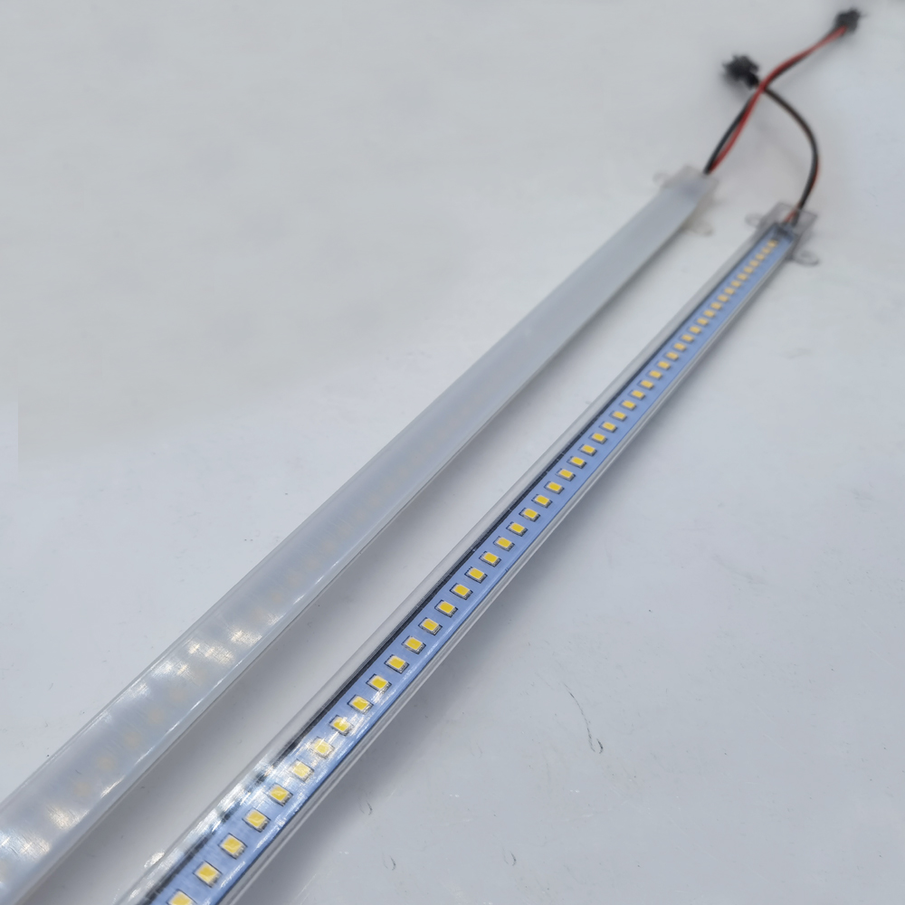 Tubos LED fluorescentes de ahorro de energía, barra de luz LED de 220V, 110V, 8W, 50cm, 72 LED, tira rígida de 2835 LED, 5 unidades/lote, alto brillo