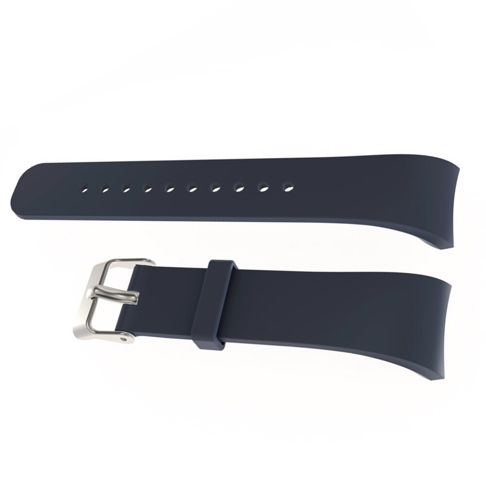 Mode Horloge Bands Luxe Siliconen Horloge Vervanging Band Strap Voor Samsung Gear Fit 2 SM-R360 Sport Smart Horloge Bandjes Correa: Grijs