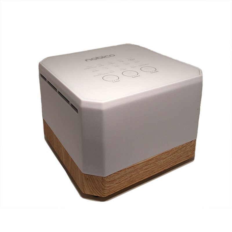 Nobico Mini Luftreiniger HEPA-Aktivkohle Filter Luft Ionisator 3 Modus Luft Reiniger Schreibtisch Negativ Ionen Generator Holzmaserung: Luftreiniger