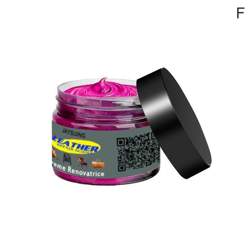 Bilvård flytande läder reparationssats auto komplementär soffkappa hemvård hål repa polera färg pasta färg sprickor  c0 r 2: Persikaröd
