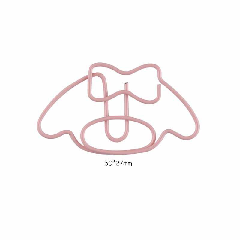 Mini Clip en métal en forme de trombone, dessin animé hibou rose, -page, mignon, planificateur, Accessoire de Bureau: girl