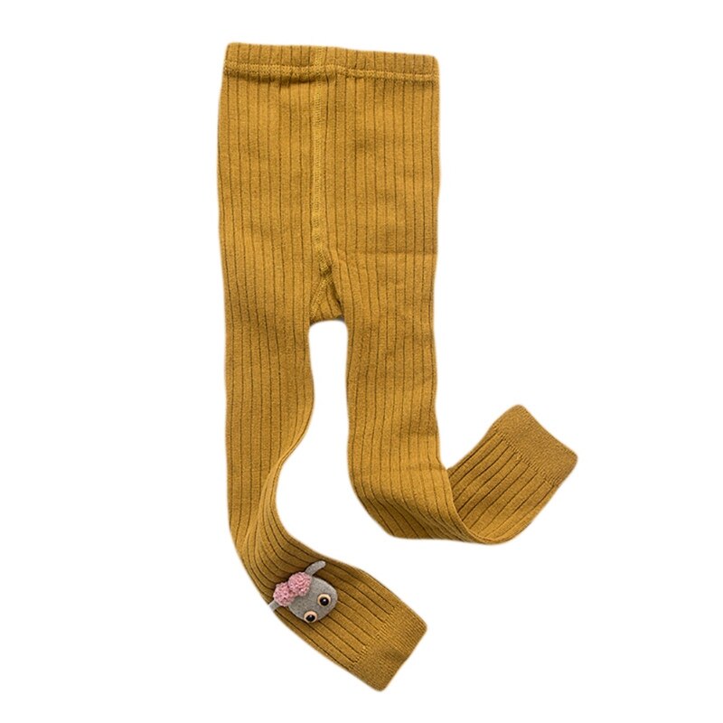 Mallas para niña, pantalones gruesos de invierno para niña, pantalones con cintura elástica, mallas térmicas con dibujos animados: Naranja / L