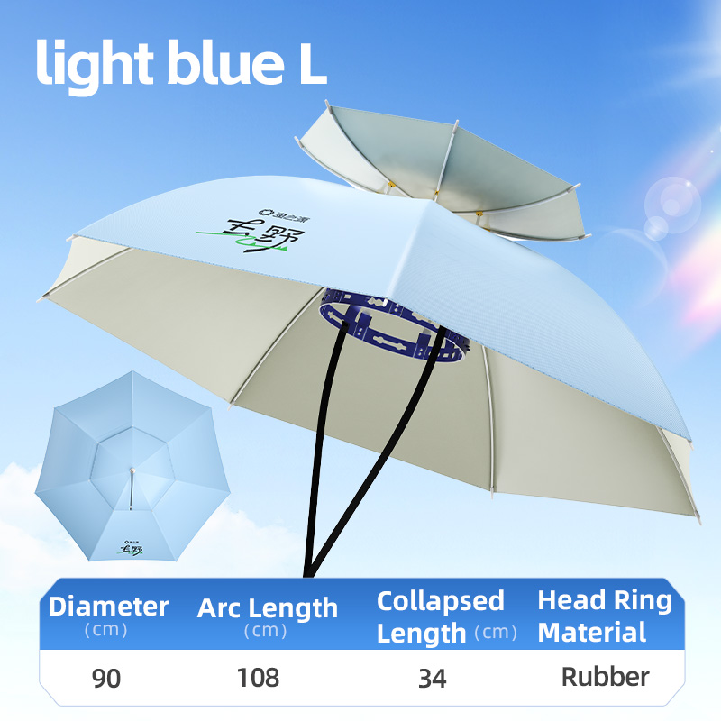 Chapéu guarda-chuva dobrável portátil upf 50 + proteção uv à prova d'água mãos-livres jardinagem e pesca para protetor solar: Cinza escuro