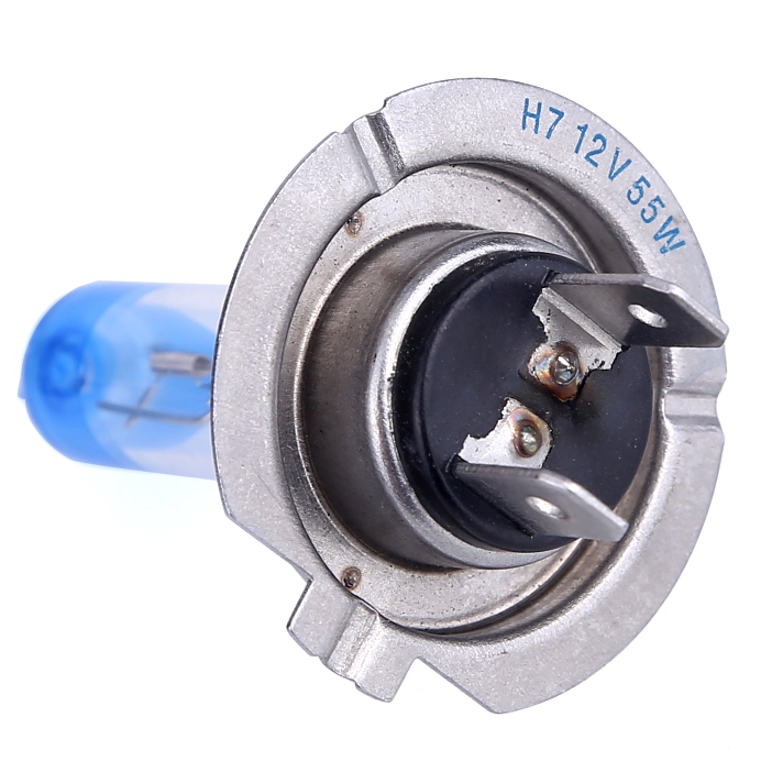 2pcs 6000k H7 55w 12v halogen bulb super xenon white h7 fog lamp Light Head Lamp 12V Car Styling With BOX