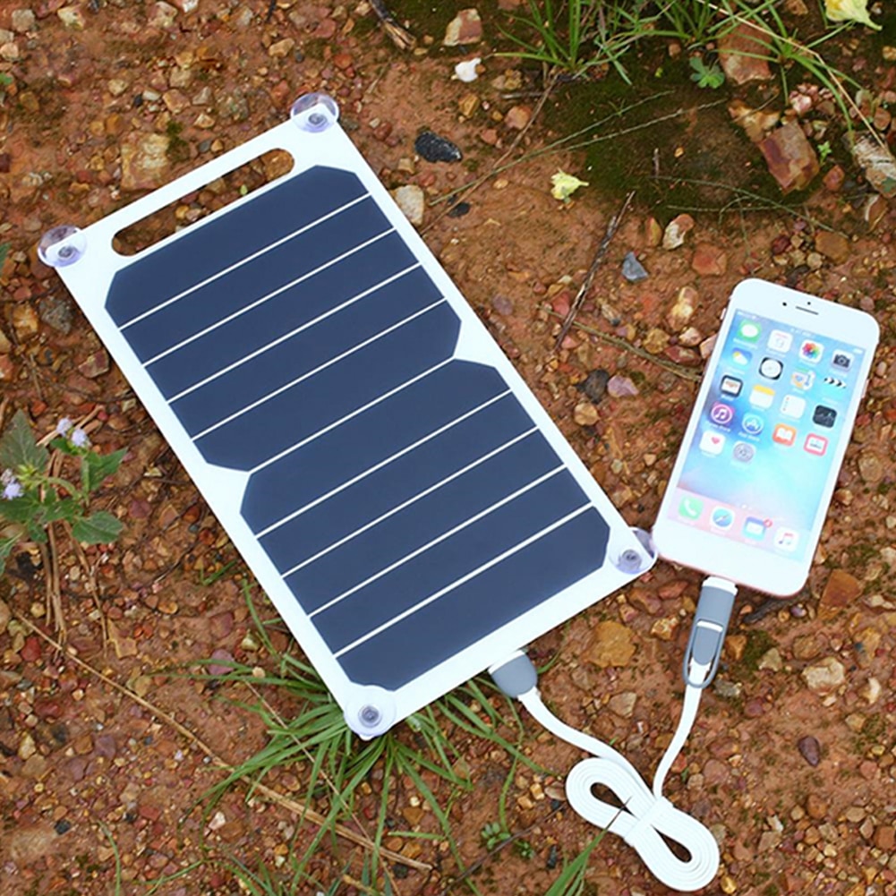 Udendørs vandtæt solcelleoplader mobil strømbatteri oplader strømbank automatisk genopladning af holdbare elementer