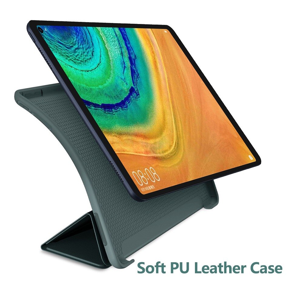 Hoesje voor huawei matepad 10.4 inch siliconen vouw zachte hoes funda coque hoesje voor matepad 10.4 inch hoesje cover capa etui