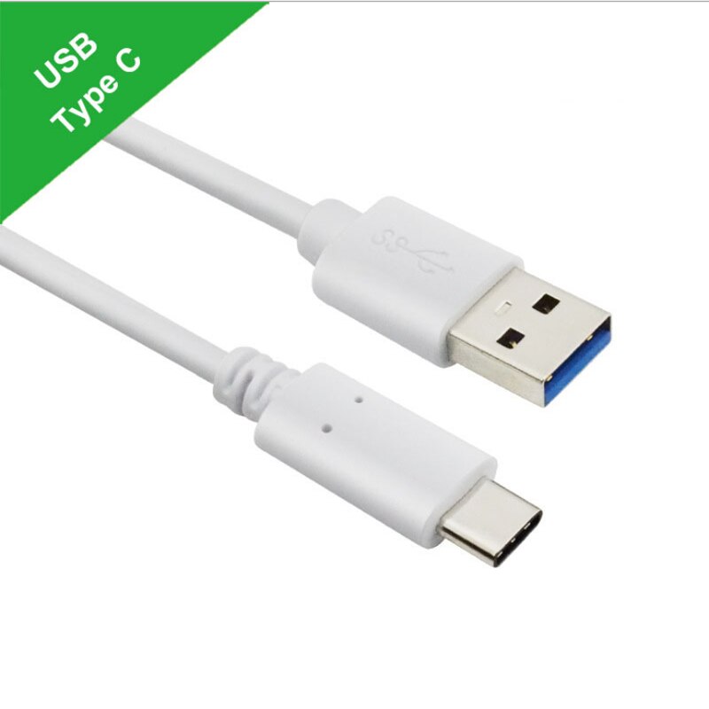 Type C Cable For Samsung S20 S10 S9 S8 Plus Note 10 8 9 9V/1.67A Adaptive Fast Charging Travel Adapter Wall Charger Type C Cable: Only Cable White