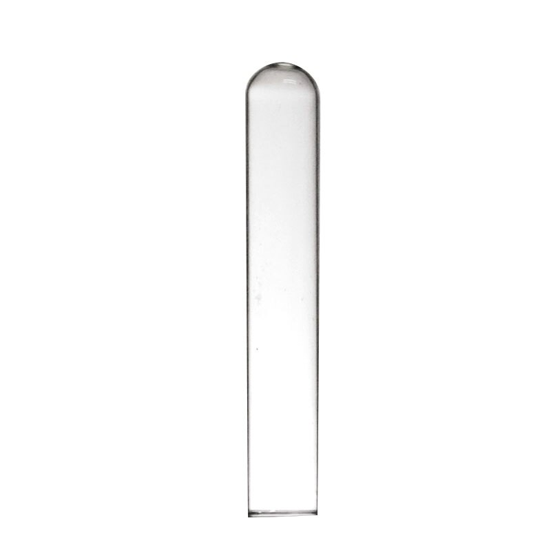 Tube à essai en verre avec fond rond en liège Boro 200, 20x3.3mm, 50 pièces