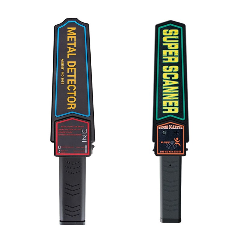 SMART SENSOR Metal Scanner AS954 Portable Handheld Metal Detector Security Wand Body Search Package Scanner