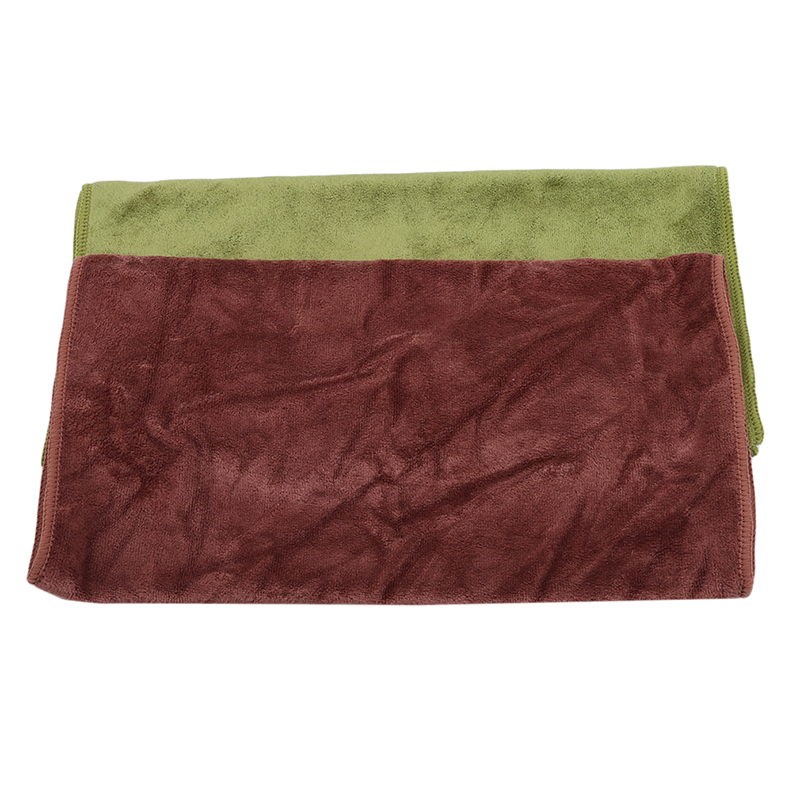 Nuttig Grote Dikke Zachte 75x35 cm Absorberende Polyester Fiber Beach Drogen Bad Washandje Douche Handdoek