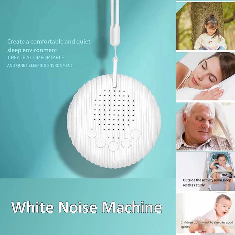 White Noise Machine For Babies Sleep Infant Newborn Sound Sleep With 10 Natural Sound Speaker White Noise Baby Kids Home