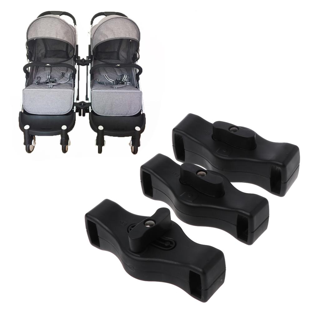 Yoyaplus – adaptateur de connecteur de poussette pour bébé, 3 pièces, coupleur, insertion dans les poussettes, jumeaux