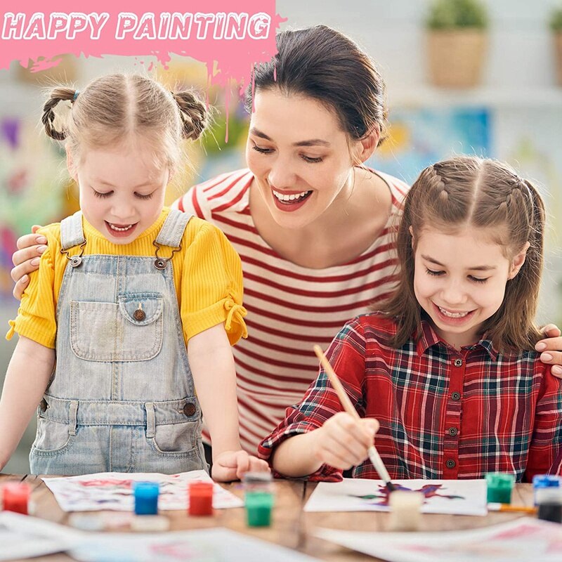 100 streifen, 600 leere farbtöpfe, farbstreifen, farbbecher, durchsichtige aufbewahrungsbehälter aus kunststoff, mal- und bastelbedarf (3 ml/ 0.1 oz)