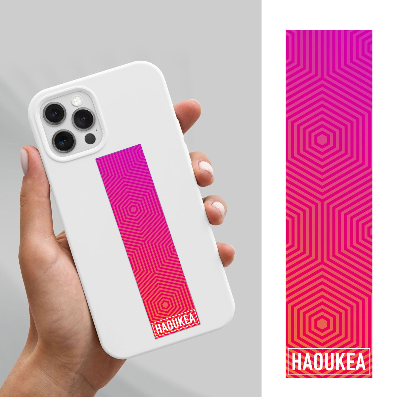 Anxiety Reducing Sticker DIY Phone Back Decals Pressure Relief Tool Decompression Color Sticker To Relieve Stress Anxiety: Pink