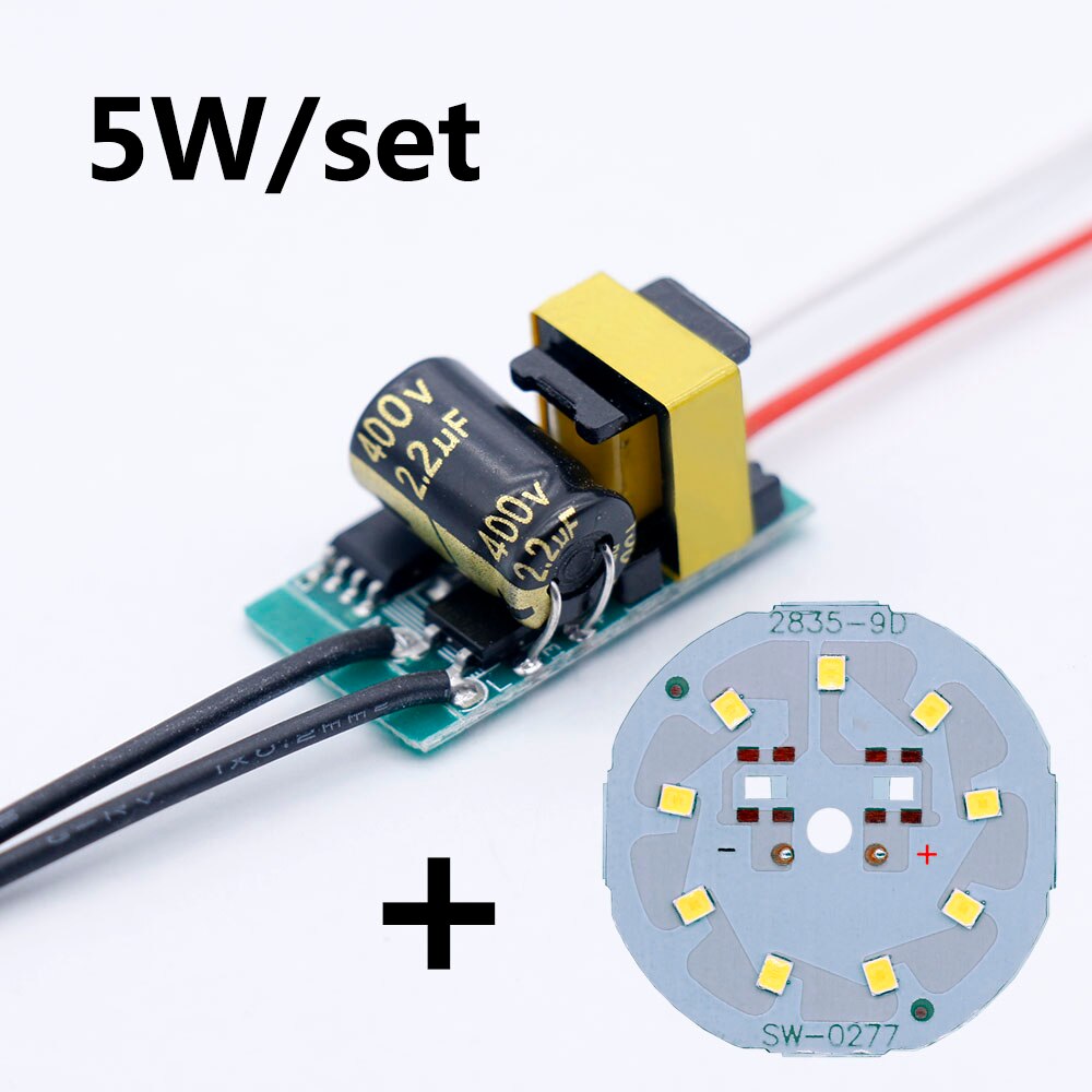 LED Chip Bulb Lamp 3W 5W 7W 9W 12W 15W 18W SMD2835 Contas kit LED diodo Rodada Fonte de Luz a bordo Para Lampada LEVOU Holofotes DIY