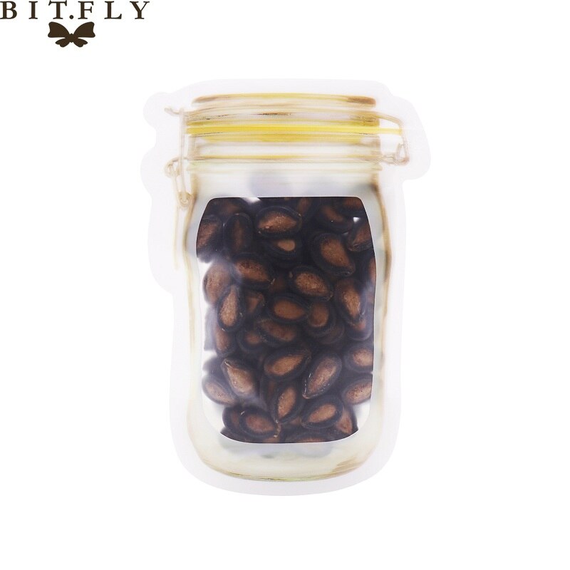 Clear Reclosable Valve Zipper Plastic Retail Packing Pack Bag Zip Lock Zip lock Bag cookies candy Grains Storage Package: 4.13x5.19inch yellow