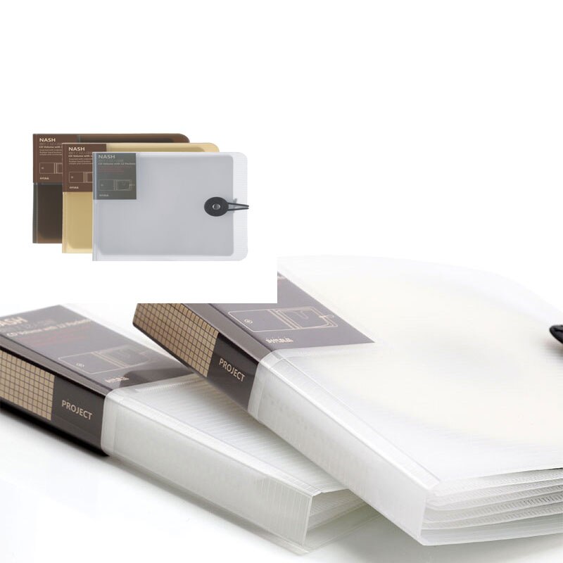 Ymjywl praktisk og smuk cd-kasse opbevaringsboks kan sættes i 12 cd til bil- og boligopbevaring