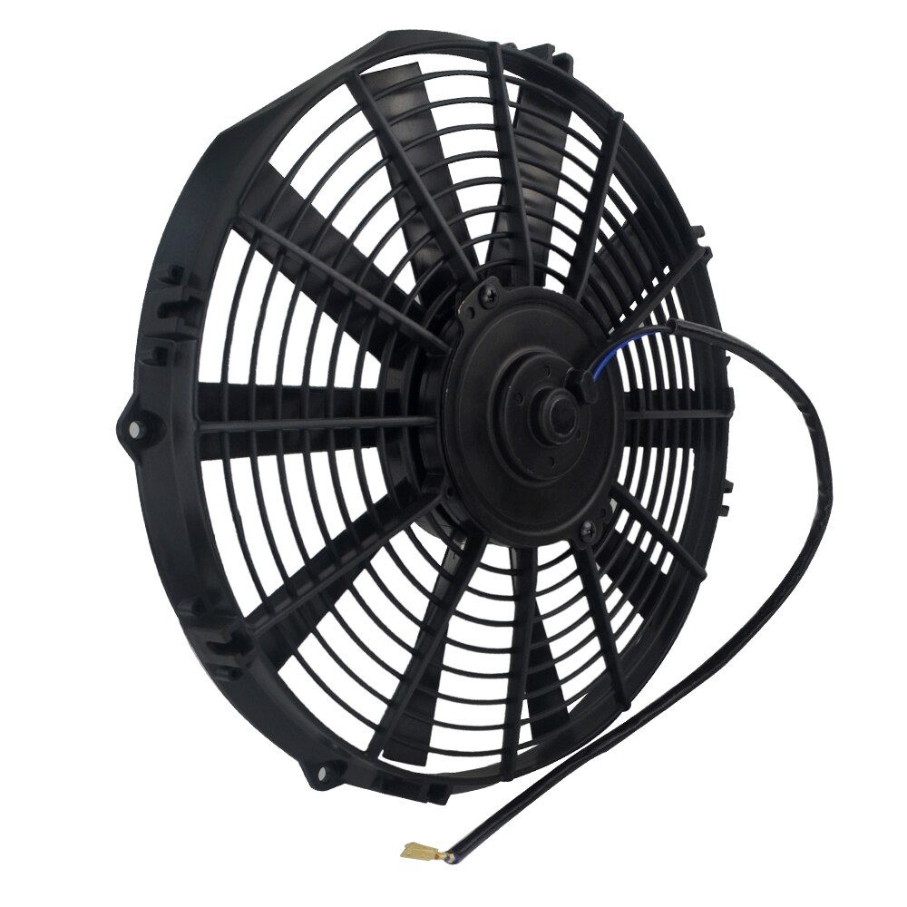 13" Universal 12V 90W Slim Reversible Electric Cooling Thermo Radiator AUTO FAN Push Pull With mounting kit 13 Inch HT-FANI13