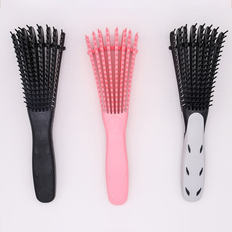 Hoofdhuid Massage Borstels Multifunctionele Badkamer Accessoires Octopus Kam 1Pcs Rubber Antislip Veelkleurige Detangling Hair Brush