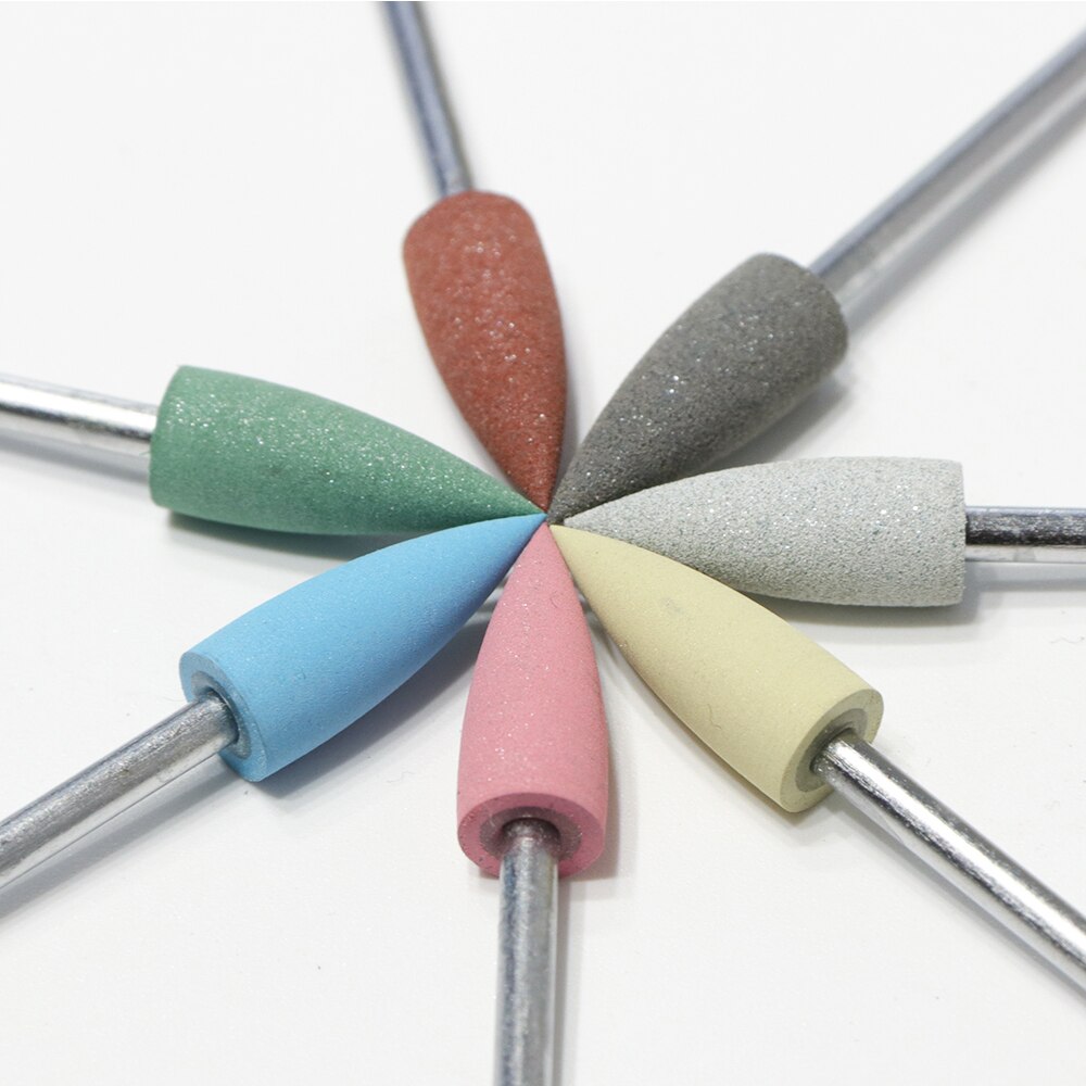 1 Pcs Nagel Boren Cuticle Cutter Siliconen Vlam Polijsten Draaien Clean Tool Voor Elektrische Manicure Machine Accessoire LAGJ01