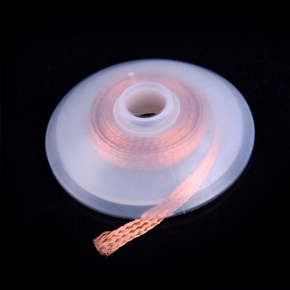 Cable de cobre trenzado para desoldar, 1 unidad, 1,5 m x 3,5mm, BGA, removedor de soldadura, mecha para absorber