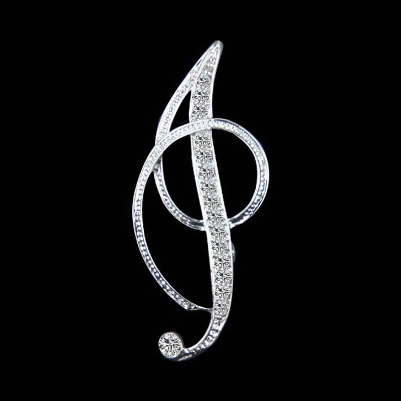 Rhinestone Crystal Broches Beginletter Broche A-S revers Spelden en Broches Clip Naam Sieraden Voor Vrouwen Mannen Wedding