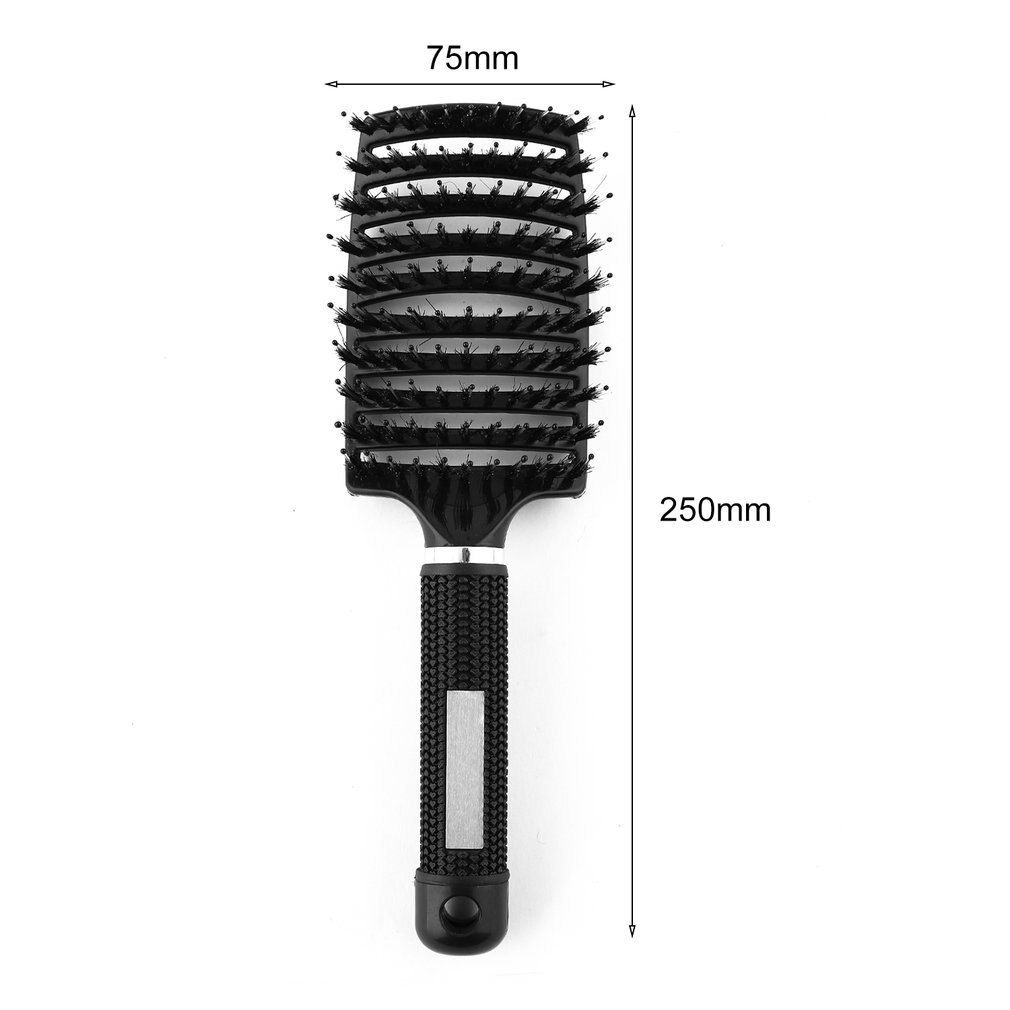Frisør tilbehør hår kam børste nylon hårbørste våd krøllet løs hår børste til frisøren styling værktøjer