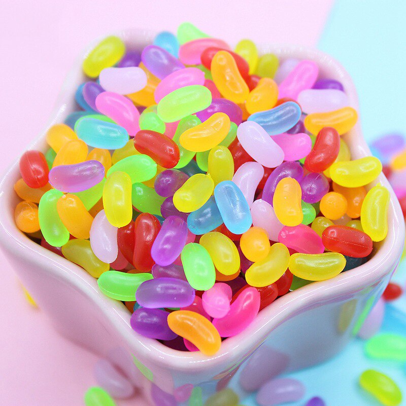 50Pcs Slime Levert Speelgoed Kleurrijke Zachte Candy Charms Accessoires Sprinkles Filler Voor Pluizige Wolk Slime Boetseerklei Voor Kids