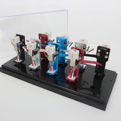 8/10 gaten Hoofd-shell Cartridge Keeper Shell Case Acryl Box Draaitafel Platenspeler Stylus Houder (Headshell niet inbegrepen