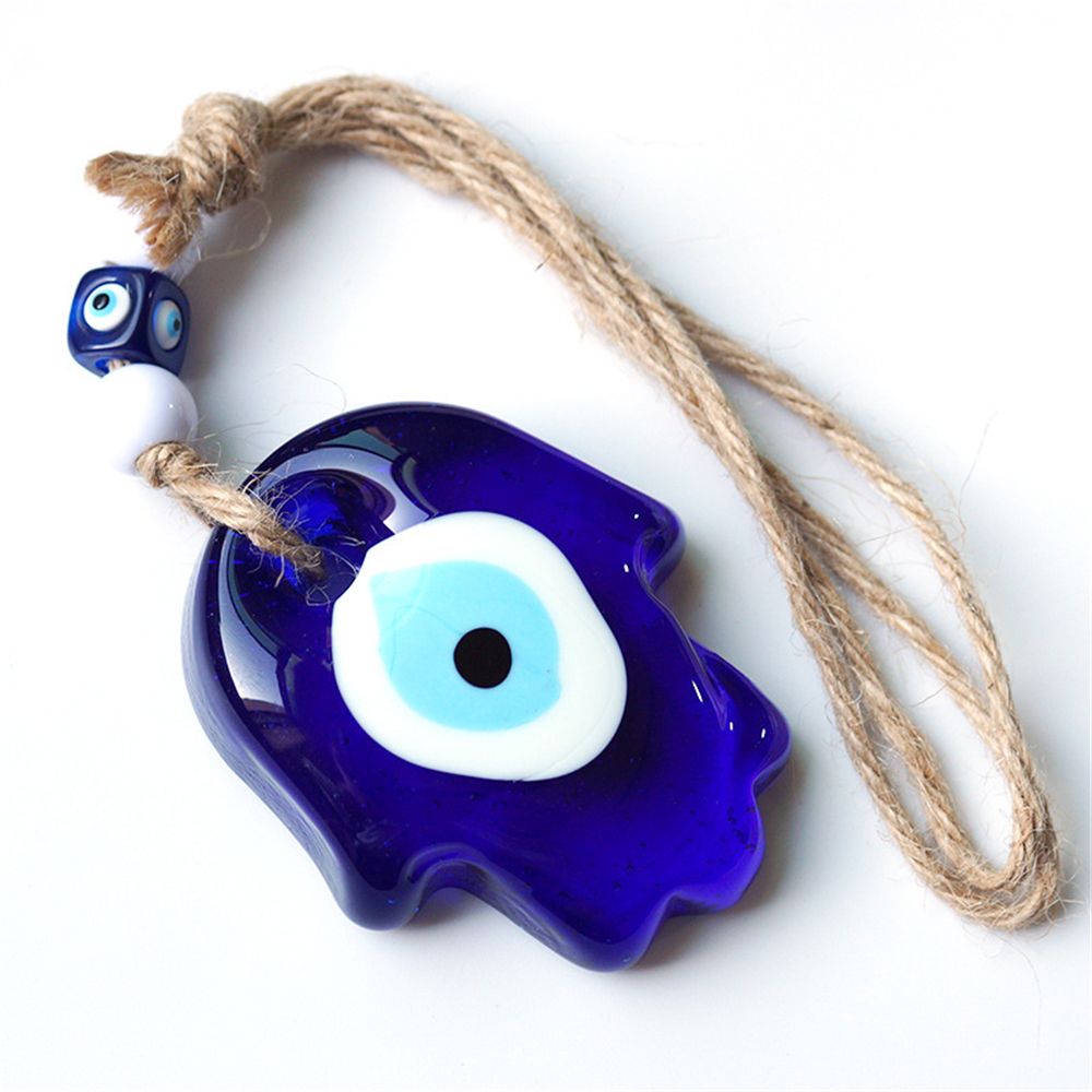 Adornos colgantes de Ojos de Alien para espejo retrovisor de coche, colgante para Interior de coche, azul marino, 1 unidad: 02