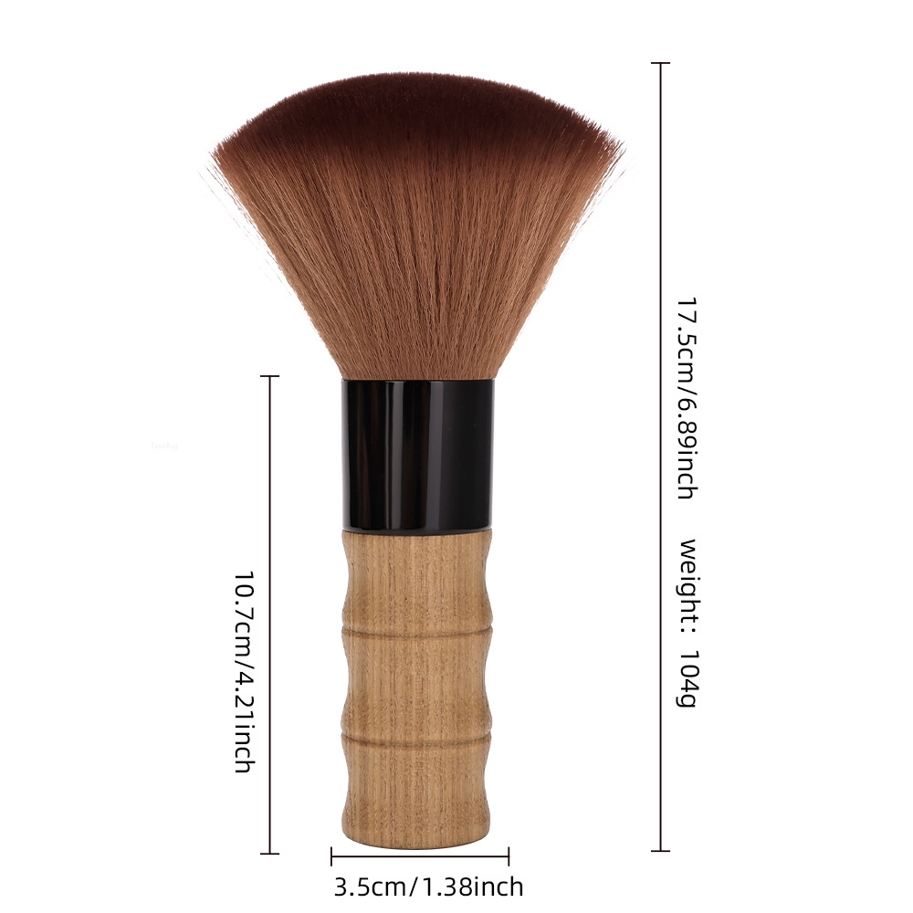 Professionelle Barbier Nacken Staubtuch Haar Schneiden Pinsel Weichen Borsten Salon Reinigung Pinsel Für Entfernen verlieren Haare: violett