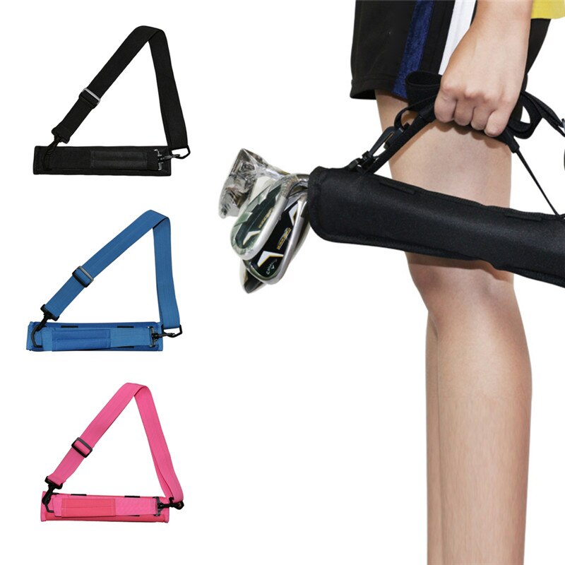 Golf Club Bag Carrier Driving Range Travel Gfit Color Black Blue Pink for Kids Men Women Value Pack