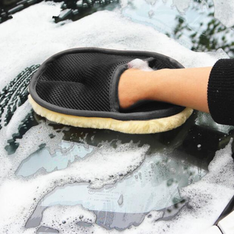 Bilvask handsker rengøringsbørste bil styling til skoda octavia  a2 a5 a7 fabia rapid superb yeti roomster