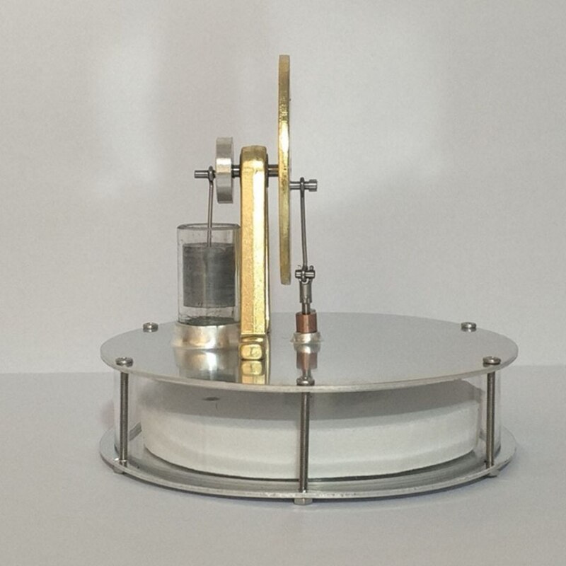 Low Temperature Air Mini Stirling Engine Motor Model Heat Power Electricity Generator Machine with LED Light