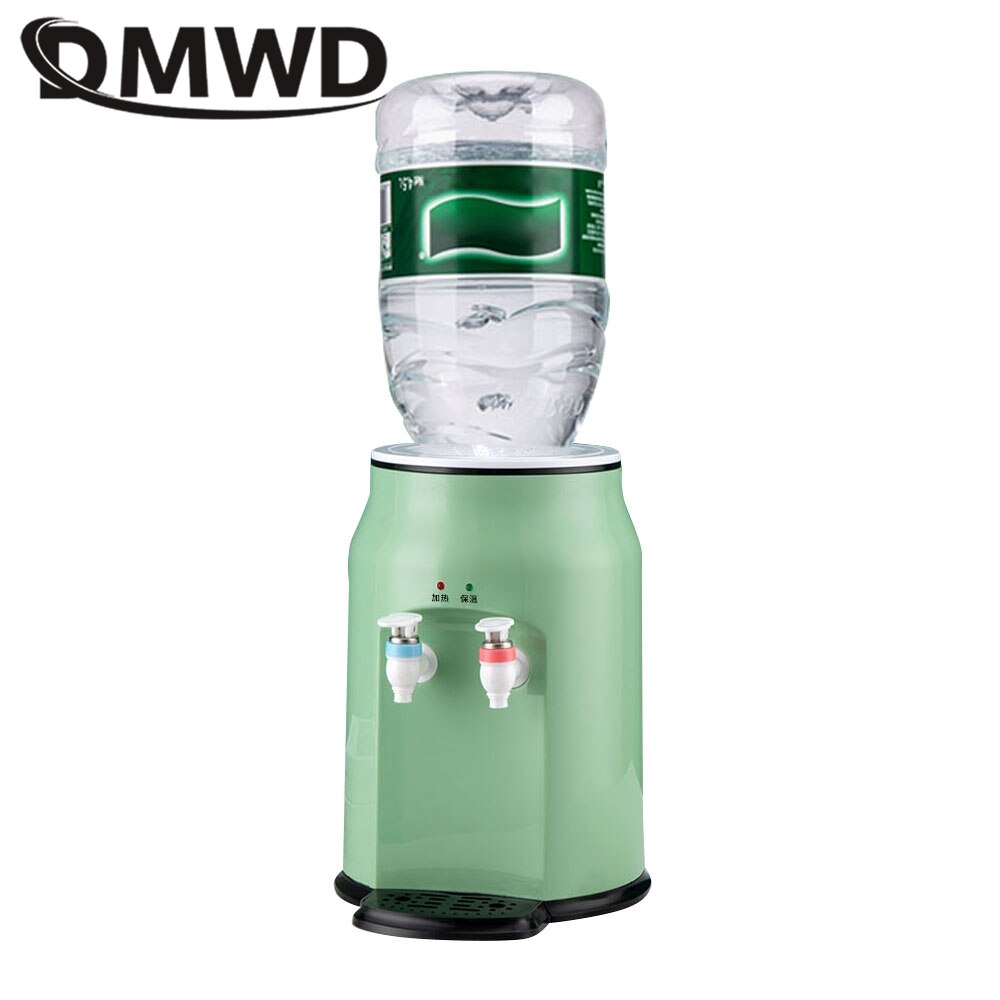 DMWD Household Water Dispenser Mini Drinking Fountain Desktop Water Boiler and Cold Dual Use Heating Machine Tea Maker 220V