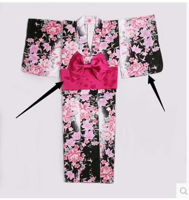 Pink Traditional japanese kimono Women Cherry Blossom Robe Vintage: Default Title