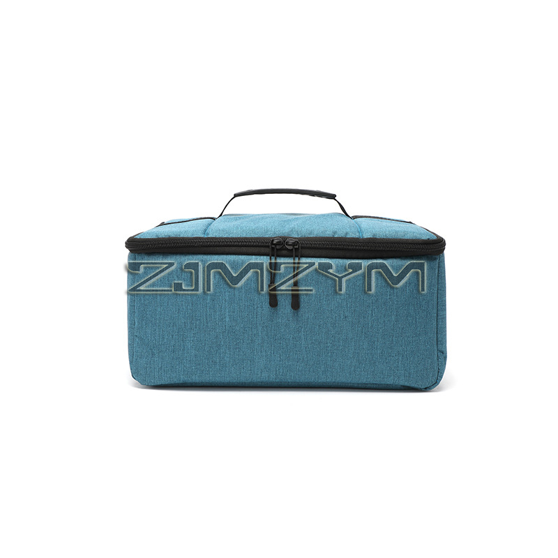 Camera Insert Bag Thick Padded DSLR Camera Photography Equipment Protective Bag Gear Protection Carrying Case Zipper Closure: Blue