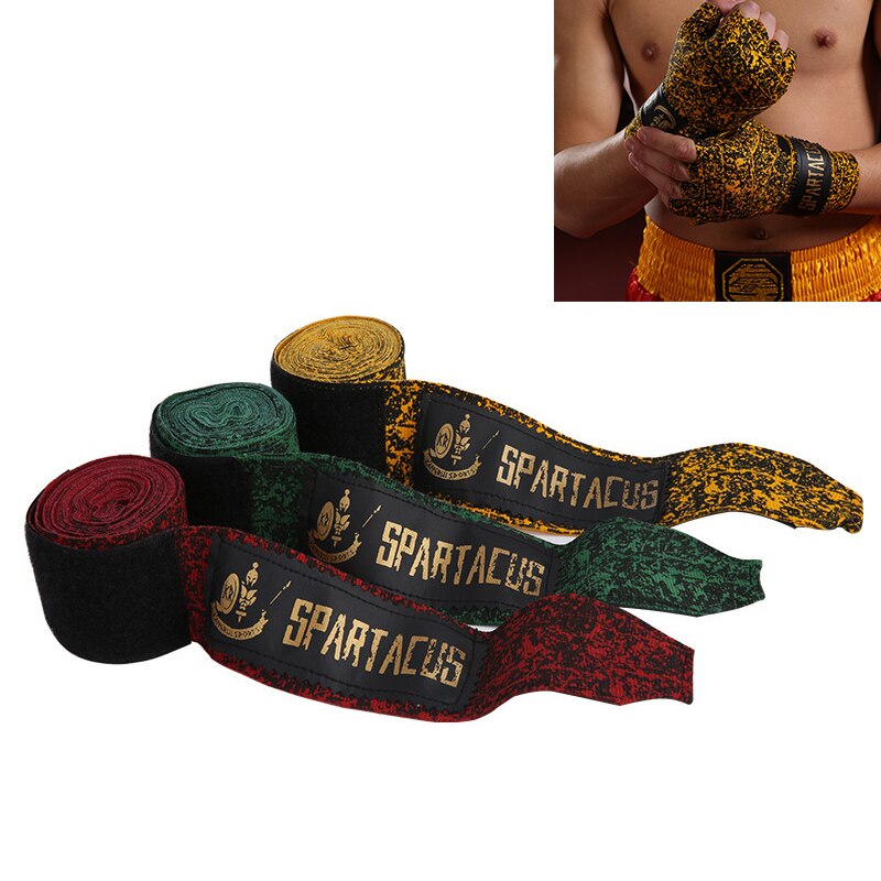 1 par boksning håndbeskytter bandage ulden høj elastisk sanda taekwondo hånd bandage