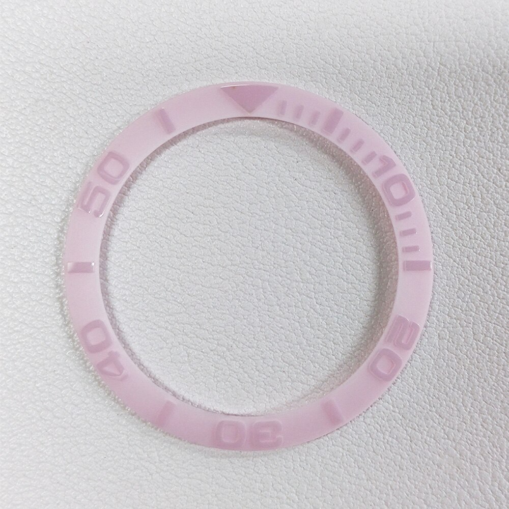 38mm Mens yacht Watches Replace Accessories Watch Face Ceramic Bezel Insert For 40mm rol watch case 38mm bezel: NO8