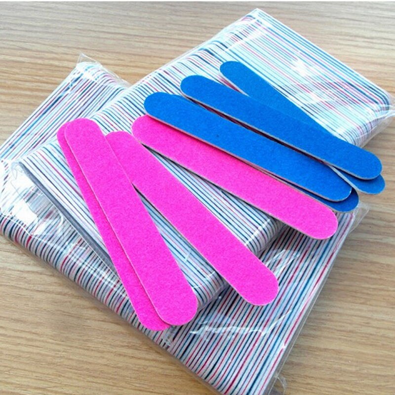 5 stks/partij Nail Art Schuren Files Buffer Voor Salon Manicure UV Gel Polijstmachine Tool Nail Art File Gereedschap