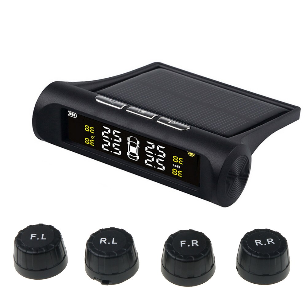4 alarm function TPMS car tire pressure monitoring system auto wheel air pressure monitor tool sensor car tire pressure tester