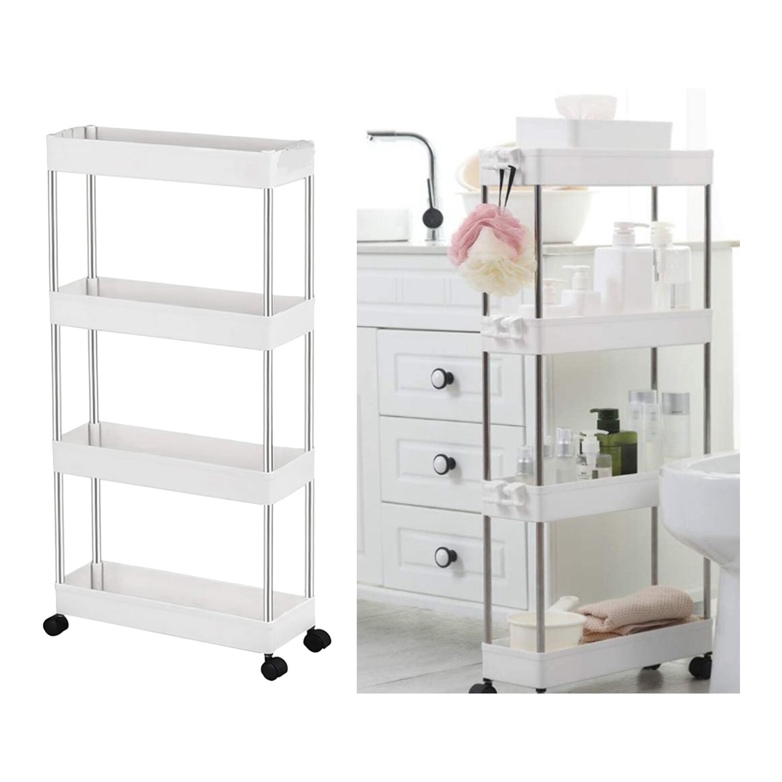 Amazon's Three-Tier Rolling Storage Cart Is a Must-Have