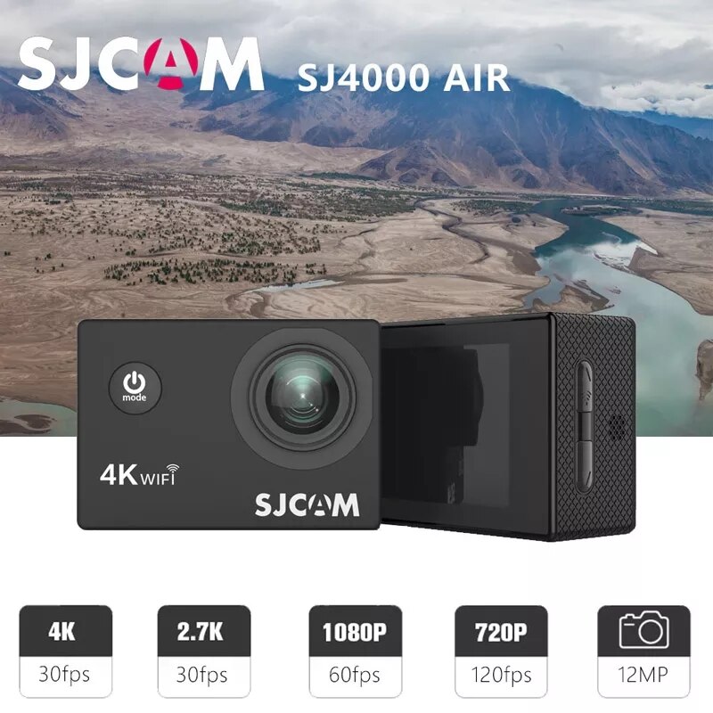 Originele Sjcam SJ4000 Air 4K Actie Camera Full Hd Allwinner 4K 30FPS Wifi 2.0 &quot;Scherm Mini Helm waterdichte Sport Dv Camera