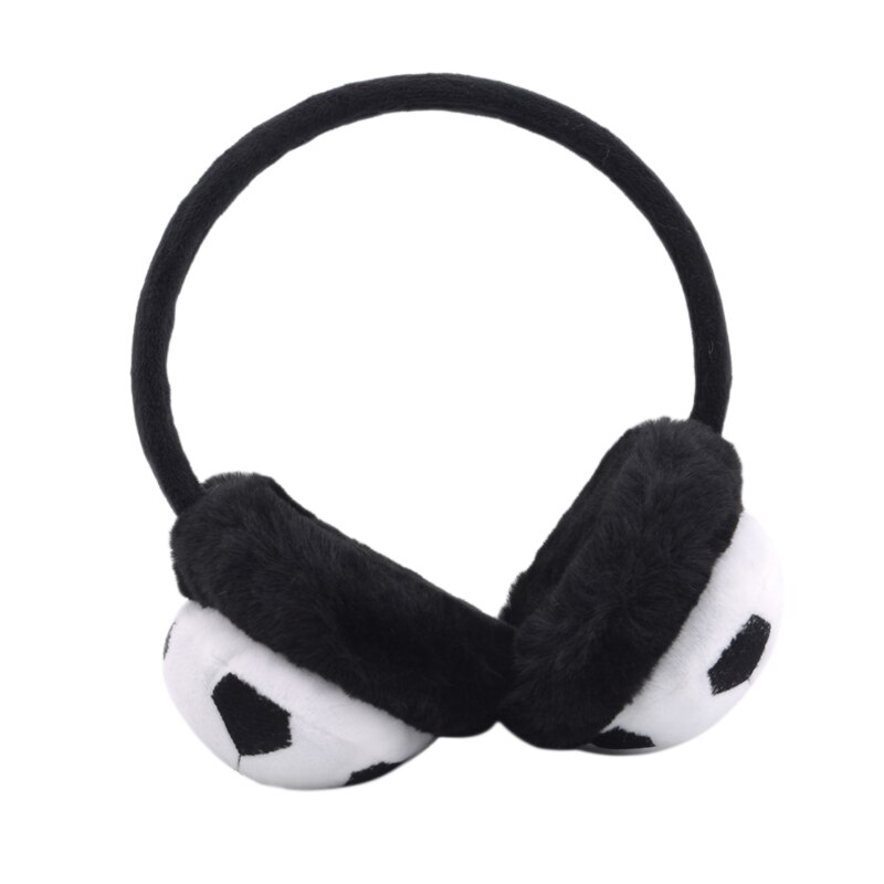 Nowe chłopięce i dziewczęce zimowe ciepłe śliczne futrzane kreskówki pluszowe nauszniki dla dzieci zagęścić pokrycie uszy dla dzieci nauszniki z pałąkiem na głowę